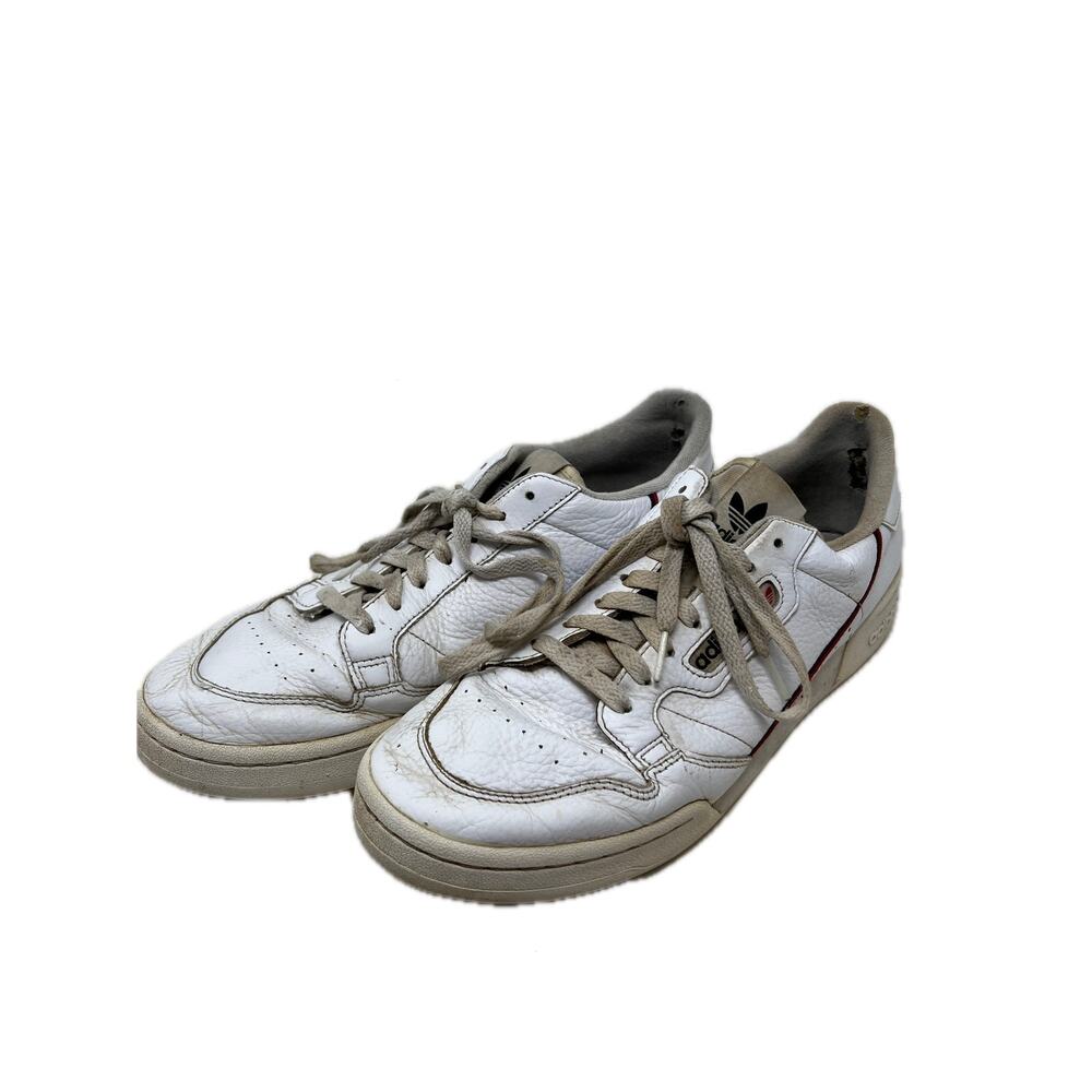 adidas Continental 80 White Scarlet Navy Mens 11.5